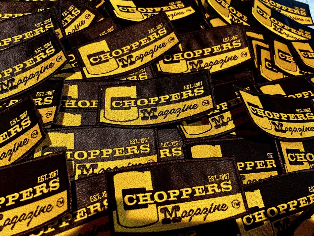 Choppers Motorcycle Magazine Patch