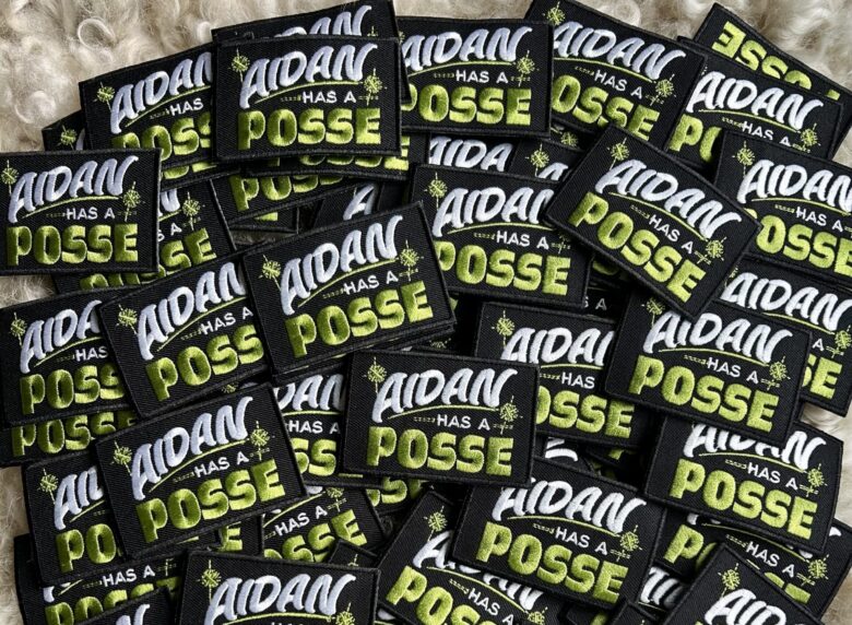 Aidan Has A Posse Patch for Ald Alliance Foundation